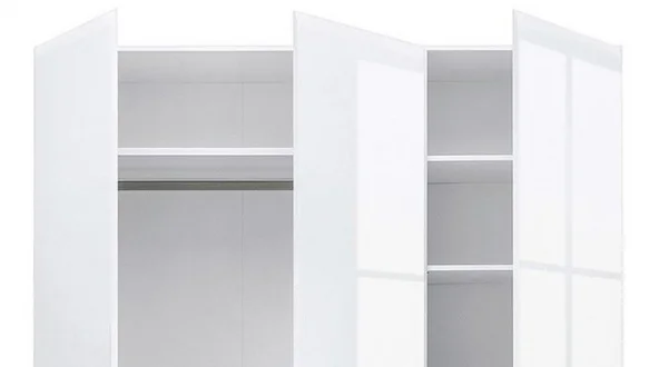 Шафа SZF3D/21/18 BRW Poland Azteca trio 3 дверний білий 180 см 4