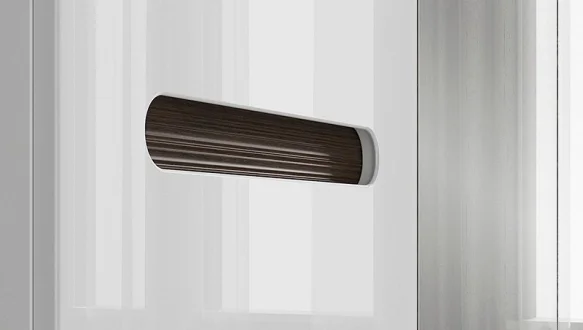 Шафа SZF2D2L/21/22 BRW Poland Azteca trio 4 дверна білий 220 см 0