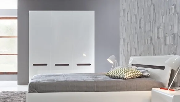 Шафа SZF3D/21/18 BRW Poland Azteca trio 3 дверний білий 180 см 1