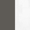 Сірий вольфрам/Білий дзеркальний блиск