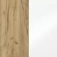 Дуб Крафт/Глянець Білий
