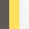 Сірий вольфрам/Жовтий/Білий дзеркальний блиск