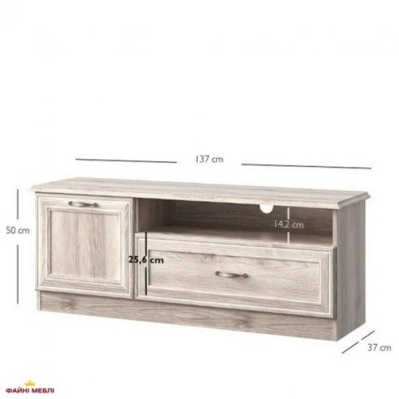 Шкафчик ТВ 1D1S/130 каштан nairobi Lizbon 3