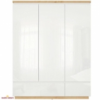 Шафа SZF3D2S BRW Poland Erla 3 дверна білий 163 см