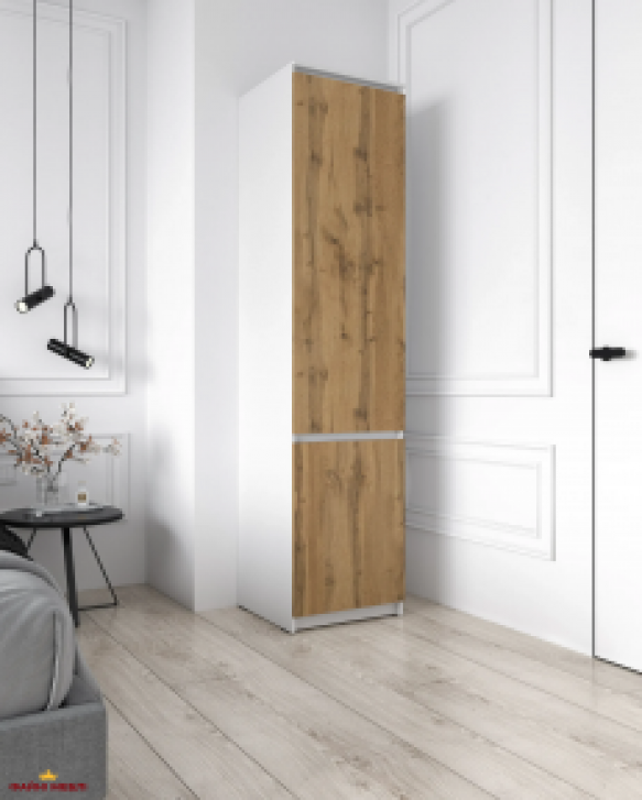 Шкаф Морели Т217 белый/аппалачи с полками 50 см