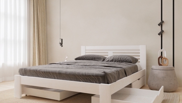 Кровать Шопен Белый 3