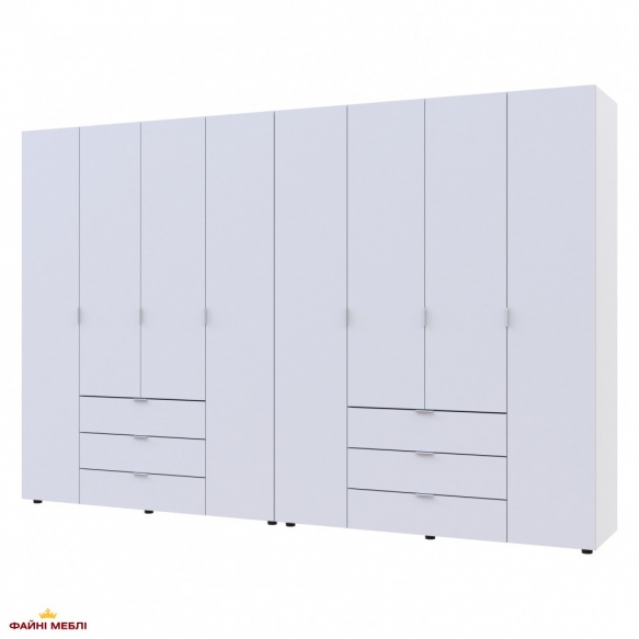 Шафа Дорос Гелар білий 8 дверна 310 см 6