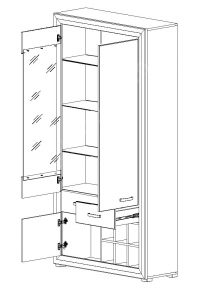 Витрина REG1W2D2S Маркус