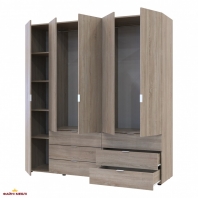Шафа Дорос Гелар дуб сонома 5 дверна 193,7 см