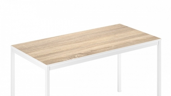 Письменный стол Brevity Loft standart Дуб сонома/Белый металл 1