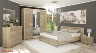 Шкаф 3Д Mebel Service Флоренс 3 дверный капучино 190 см