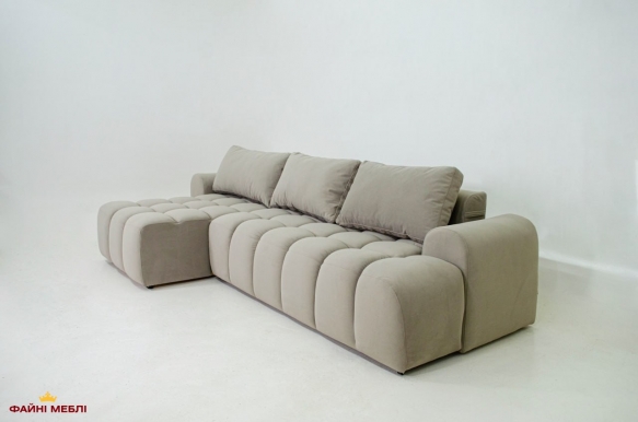 Кутовий диван розкладний дельфін Бабл Шик Галичина 323 х 169 см 0