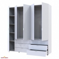 Шафа Дорос Гелар білий 5 дверна 193,7 см