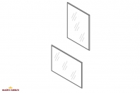 Зеркало LUS80/110 Стемма