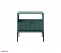 Тумба прикроватная Лабрадор/Черные ножки S54 Nova