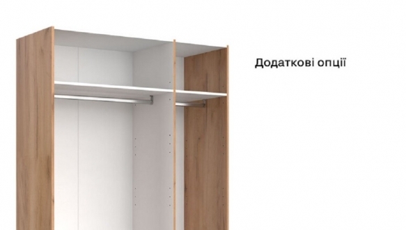 Шкаф 3дв без зеркал Рамона 12