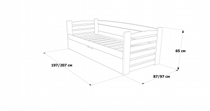 Кровать Карлсон с подъемным механизмом 9