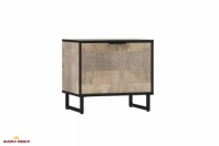 Тумба для обуви дуб гранж песочный F-0004 Форте