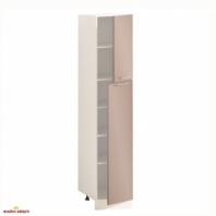 Шкаф П40.214.2Д В.5 для посуды с полками Крашеный высокий глянец с печатью