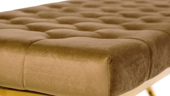 Банкетка BN-2 капучино + золото 4