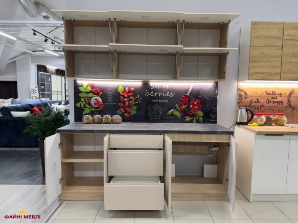 Кухня 2,0 м Фарбований МДФ Альфа ручка АКЦІЯ! 4