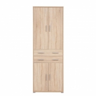 Шкаф REG4D2S/220 BRW Poland Office 2 дверный дуб сонома 80 см