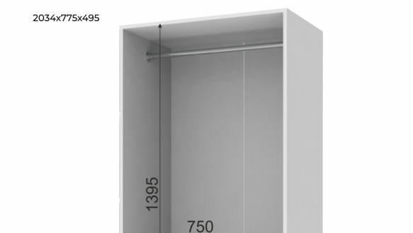 Шафа Гелар 2+2 Дорос 4-х дверна 155 см 8
