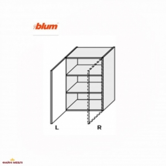 Секция верхняя правая 60В/720 1дв Pro Blum Миллениум
