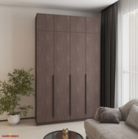 Шафа Mebelstar Оскар чотирьохдверна з антресоллю Дуб рістрето 160 см