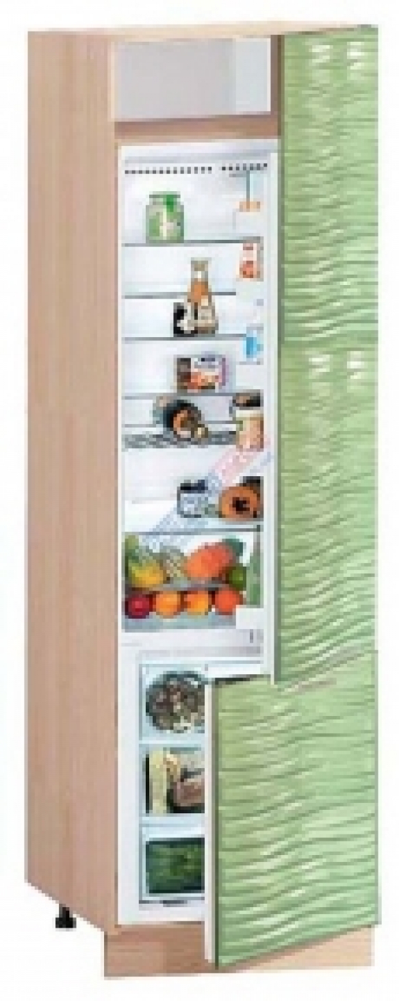 Шкаф П60.214.2Д В.6 под встроенный холодильник Хай-тек Бриз