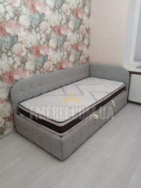 Ліжко м'яке Городок Флора з підйомним механізмом