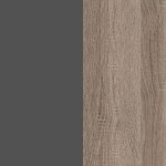 Сірий вольфрам/Дуб сонома темний