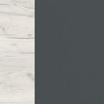 Дуб крафт білий/Графіт