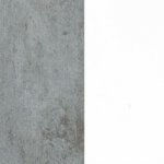 Бетон/Білий глянець