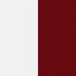 Білий мат/Бордовий глянець