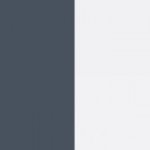 Антрацит/Білий супермат