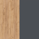 Дуб крафт золотий / Антрацит