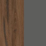 Дуб Ліворно/Графіт Мат