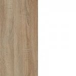 Дуб сонома/Білий мат