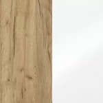 Дуб Крафт/Глянець Білий