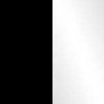 Чорний мат/Білий глянець