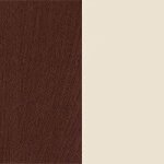 Дуб сонома шоколад /Білий титан