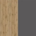 Дуб вотан/Сірий графіт