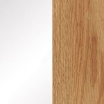 Білий глянець/Дуб натуральний