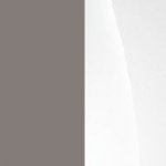 Сірий мат/Білий глянець