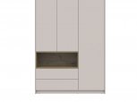 Шкаф для одежды с нишей Дорос Дейл кашемир 3 дверная с 2-мя ящиками