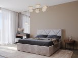 Кровать мягкая Za House Furniture Рубин с подъемным механизмом и нишей для белья