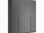 Шкаф 4дв Миромарк Дони 4 дверный графит серый 180 см