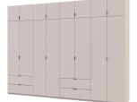 Шкаф для одежды Дорос Лукас кашемир 8 дверный 320 см