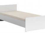 Ліжко односпальне Гербор 90 Непо ДСП біле без вкладу